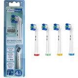 Renas Store Denthauz 3D Maxcare - 3 Boyutlu Temiizlik Oral-B Uyumlu Diş Fırçası Başlığı - 4 Adet Yedek Başlık