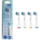 Renas Store Denthauz Sensetive - Ekstra Yumuşak Oral-B Uyumlu Diş Fırçası Başlığı - 4 Adet Yedek Başlık