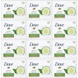 Renas Store Dove Fresh Touch Sabunluk, Salatalık ve Yeşil Çay Kokusu, 12 Adet x 90 G