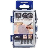Renas Store Dremel 681 Ahşap Işleri Aksesuar Seti, 20'li