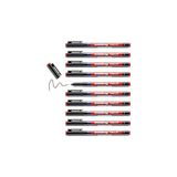 Renas Store Edding 141 F Permanent Kalem - Asetat Kalemi Kırmızı - 10 Kalem - 0,6 mm Yuvarlak Uç