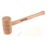 Renas Store Eltos Profesyonel Ağaç Tokmak, El Yapımı, Doğal Ağaç, Ergonomik Saplı, Dayanıklı, Marangoz Tokmağı, Kuruyemiş Kırma, Mutfak, Zanaat ve Gemicilik Için Profesyonel Ahşap El Aleti, ⌀55