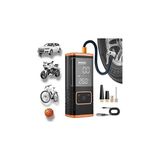Renas Store Enshall Taşınabilir Hava Kompresörü Lastik Şişirme - 150PSI Araba Lastikleri Hava Pompası Lastik Basınç Ölçerli LED Işık, 5400MAH Pil ve 12V Dc Akıllı Lastik Şişirme Cihazı Araba, Motosiklet, Bisiklet