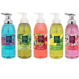 Renas Store Eyüp Sabri Tuncer Köpük Sabun Okyanus, Amber, Ayvalık Zeytin Çiçeği, Japon Kiraz Çiçeği ve Çeşme Limonu 500 ml (5 Adet)