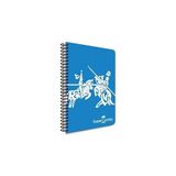 Renas Store Faber-Castell Pp Kapak Knights Canlı Spiralli Defter 80 Yaprak Çizgili