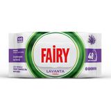 Renas Store Fairy Çok Amaçlı Yüzey Temizlik Havlusu 100 Yaprak | Lavanta Yağlı | Beyaz Sirke & Karbonat | 48 Saat Temizlik Etkili | Iz Bırakmayan Formül