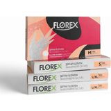 Renas Store Florex Tek Kullanımlık Hibrit Eldiven - Silikon ve Lateks Içermez, Yumuşak Doku ve Elastik Tasarım, Gıda Uyumlu Çok Amaçlı Eldiven