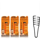 Renas Store Fontenay Saç Şekillendirici Pudra Toz Wax Ultra Strong 20GR X3 + Mucizevi Saç Tarağı 4'lü Set