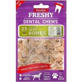 Renas Store Freshy Dental Natürel Pres Köpek Kemirme Kemiği - 5 Santim - 25'li Paket - 250 Gram
