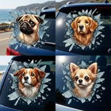 Renas Store Fulcar Köpek Tasarımlı Araç Stickerı