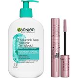 Renas Store Garnier Hyaluronik Aloe Nemlendiren ve Yatıştıran Temizleyici 250 ml & Maybelline New York Lash Sensational Sky High Maskara