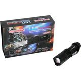 Renas Store Gold Orıon KM-106 Zoomlu El Feneri Fişli Pil Şarj Cihazlı Siyah Metal Kasa 12.5cm 3000 Lumen (5528)