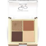 Renas Store Golden Rose Quattro Eyeshadow Palette - 04 Coffee Dream - Dörtlü Far Paleti