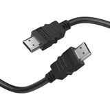 Renas Store Hama HDMI Kablosu 1,5 M Uzunluğunda (High Speed HDMI Cable, Arc, Monitör Kablosu, Yüksek Kaliteli Plastik Kaplamalı, Bilgisayar/dizüstü Bilgisayar Bağlantısı, Monitör, Televizyon, Projektör,