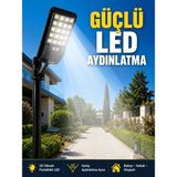 Renas Store Hareket Sensörlü Solar LED Aydınlatma 3 Modlu Uzaktan Kumandalı Bahçe Lambası