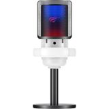 Renas Store Havit Gamenote GK50 Rgb Yayıncı Mikrofon - 24BIT/192KHZ - Kardioid - Gürültü Engelleme - Type-C + 3.5mm - Beyaz