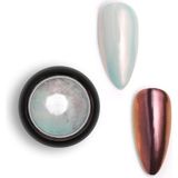 Renas Store Holografik Efektli Beyaz Inci Tozu, Nail Art, Kalıcı Oje Tırnak Süsleme No.02