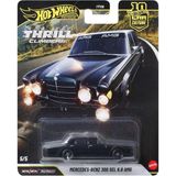 Renas Store Hot Wheels Mercedes-Benz 300 Sel 6.8 Amg Araba Kültür Aracı, Yüksek Kaliteli Oyuncak Araba, 1:64 Ölçeğinde, Real Riders Lastikleri ve Metal/metal Gövde ve Şasi, JKF20