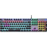 Renas Store Hp GK400Y Rgb Gaming Oyuncu Klavyesi Brown Kahverengi Switch Tam Boy Ingilizce Q