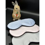 Renas Store Icon SILK%100 Saf Ipek Çocuk Uyku Maskesi Göz Bandı (Pembe Bulut)