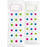 Renas Store Intex 59894 Şeffaf Pencereli Bardaklı Yatak 188 Cm, Su Sporları, Plaj Malzemesi, Şişme Ürün, Yüzme Aksesuarı, Kamp, Dalış, Güvenlik