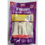 Renas Store Irem Freshy Beyaz Press Deri Köpek Çiğneme Kemiği. 35-40GR 4 Adet. 145GR