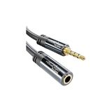 Renas Store Kabeldirekt – Kırılmaz Metal Gövdeli Kulaklık Uzatma Kablosu – 3 M (Uzatma, Oyun Kulaklıkları Veya Mikrofonlu Kulaklıklar Için Idealdir, Trrs 4 Pinli, 3,5 mm Fişten Sokete)