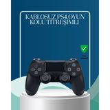 Renas Store Kablosuz Ps4 Oyun Kolu Çift Motor Titreşimli Uzun Bataryalı