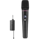 Renas Store Kablosuz Uhf El Mikrofonu 6.35 mm - Siyah HDX2790