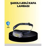 Renas Store Kafa Lambası LED Fener Pratik Taşınabilir Ayarlanabilir USB Şarjlı