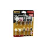 Renas Store Kalıpcı 10 Parça Metal Taşlama Seti, Temizleme, Parlatma, Çapak Alma ve Pas Sıyırma Işlemleri Için Profesyonel Alet Takımı