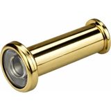 Renas Store Kapı Dürbünü, Geniş Açılı, 180 Derece Görüş Açısı, Çinko Alaşımlı Gövde, Cam Lensli, 14MM Çap, Metal Gövdeli, 35-60 mm Uzunluk Için Ayarlanabilir, Kapı Gözetleyicisi (Sarı)