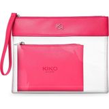 Renas Store Kiko Milano Makyaj Çantası - Transparent Beauty Case 002 Fuchsia 01