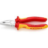 Renas Store Knipex Kombine Pense, Krom Kaplama, Çok Bileşenli Manşonlarla Izole Edilmiş, Vde-Testli 180 mm 03 06 180