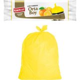 Renas Store Koroplast Mandarin Kokulu Orta Boy Çöp Poşeti 15'li 55X60 Cm, Sızdırmaz ve Yırtılmaz, Kötü Koku Karşıtı Kokulu Orta Boy Çöp Torbası, Geri Dönüştürülebilir Atık Torbası, Güçlü ve Dayanıklı Çöp Poşeti