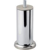 Renas Store Krom Gümüş 10 cm Metal Mobilya Ayağı Modern Koltuk Kanepe Dayanıklı Tv Ünite M8 Civatalı Ayakları