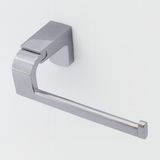 Renas Store Krom Gümüş Kapaksız Lüks Tuvalet Kağıtlık Vidalı Paslanmaz Metal Duvara Monte Banyo Kağıt Aparatı