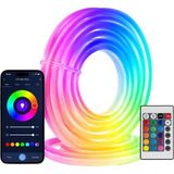 Renas Store Kumandalı Su Geçirmez Rgb LED Şerit Işık Müzik Senkronlu Neon LED