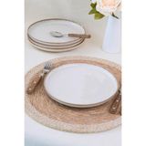 Renas Store Kütahya Porselen Moderna Pasta Takımı Tarçın 4 Parça 21CM MOD21DUS4730P02