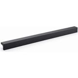 Renas Store Lada Mat Siyah Metal 512 mm 51.2 cm Uzun Mobilya Çekmece Dolap Kulpları Mutfak Dolabı Kapak Kulbu