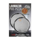 Renas Store Lahmacun Pizza Pide Pişirme Tepsisi 36 cm 2 Li Set 721315
