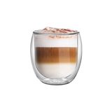 Renas Store Leggno Vetro Borosilikat Çift Camlı Latte Bardağı 400ML (2AD)