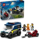 Renas Store LEGO City Polis Mahkum Nakliye Aracı 60479-6 Yaş ve Üzeri Çocuklar Için Polis Memuru ve 2 Haydut Minifigürü Içeren Yaratıcı Oyuncak Yapım Seti (198 Parça)