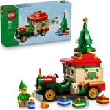Renas Store LEGO Noel Baba’nın Dağıtım Kamyonu 40746 – 8 Yaş ve Üzeri Çocuklar Için Yılbaşı Hediyeleri, Elf Minifigürü ve Aracın Üstüne Takılabilen Mini LEGO Yılbaşı Ağacı Içeren Oyuncak Yapım Seti (224 Parça)