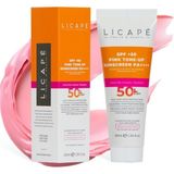 Renas Store Licape Yüksek Korumalı Pink Güneş Kremi – Spf 50 Renk Tonu Eşitleyici ve Aydınlatıcı Yüz Güneş Kremi – Suya Dayanıklı, Nemlendirici ve Cilt Bariyerini Destekleyici – 40 ml