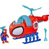 Renas Store Marvel Spidey And His Amazing Friends Team Spidey Copter, 7,6 cm Oyuncak Araçlı Aksiyon Figürü