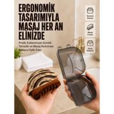 Renas Store Masaj Fırçası Ahşap Desenli Yumuşak Kıllı Vücut Temizleme ve Banyo Fırçası - Lisinya