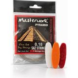 Renas Store Masterwork Pyramid Profesyonel Saz Telleri, 0.18 Kısa Sap Tam Takım, 7 Tel Seti, Yüksek Kalite Çelik, 3 Adet Tezene Dahil