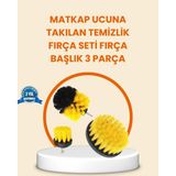 Renas Store Matkap Ucu Fırça Seti Halı Fayans Zemin Temizliği