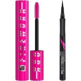 Renas Store Maybelline New York Lash Sensational Firework Maskara & Hyper Precise All Day Eyeliner Matte Black Makyaj Seti